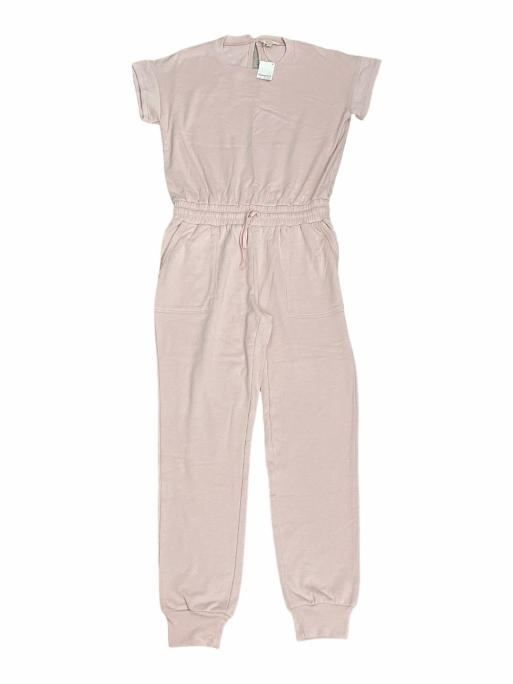 Splendid Short Sleeve Jogger Jumpsuit Dusty Pink Size XSmall New